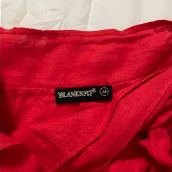 Blank NYC Wrap Skirt Fray Ruffle - Picture 2 of 5